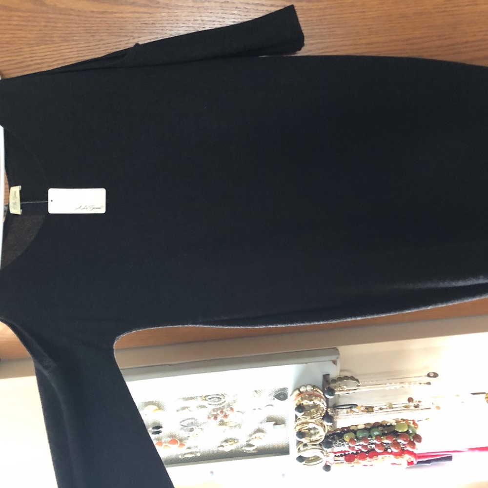 Black slip on dress...Medium